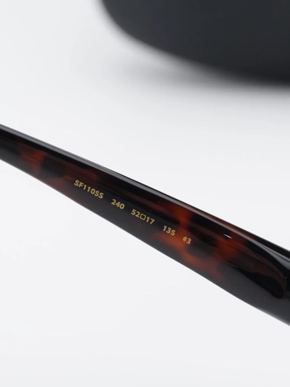 Salvatore Ferragamo SF1105S 240 Square Sunglasses - Havana / Smoke